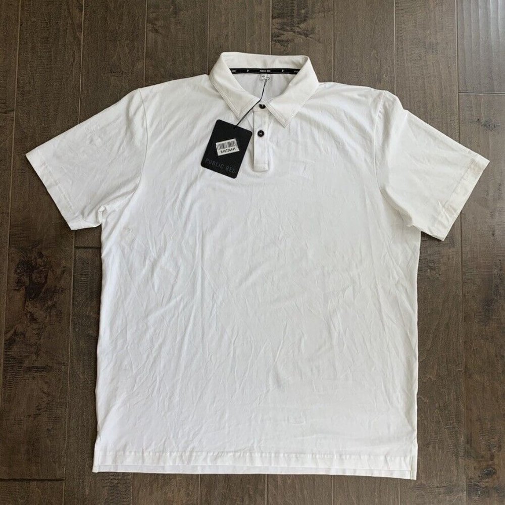 NWT Public Rec Go-To Polo Shirt 2XL Pima Cotton Tencel Moisture Wick Breathable‎